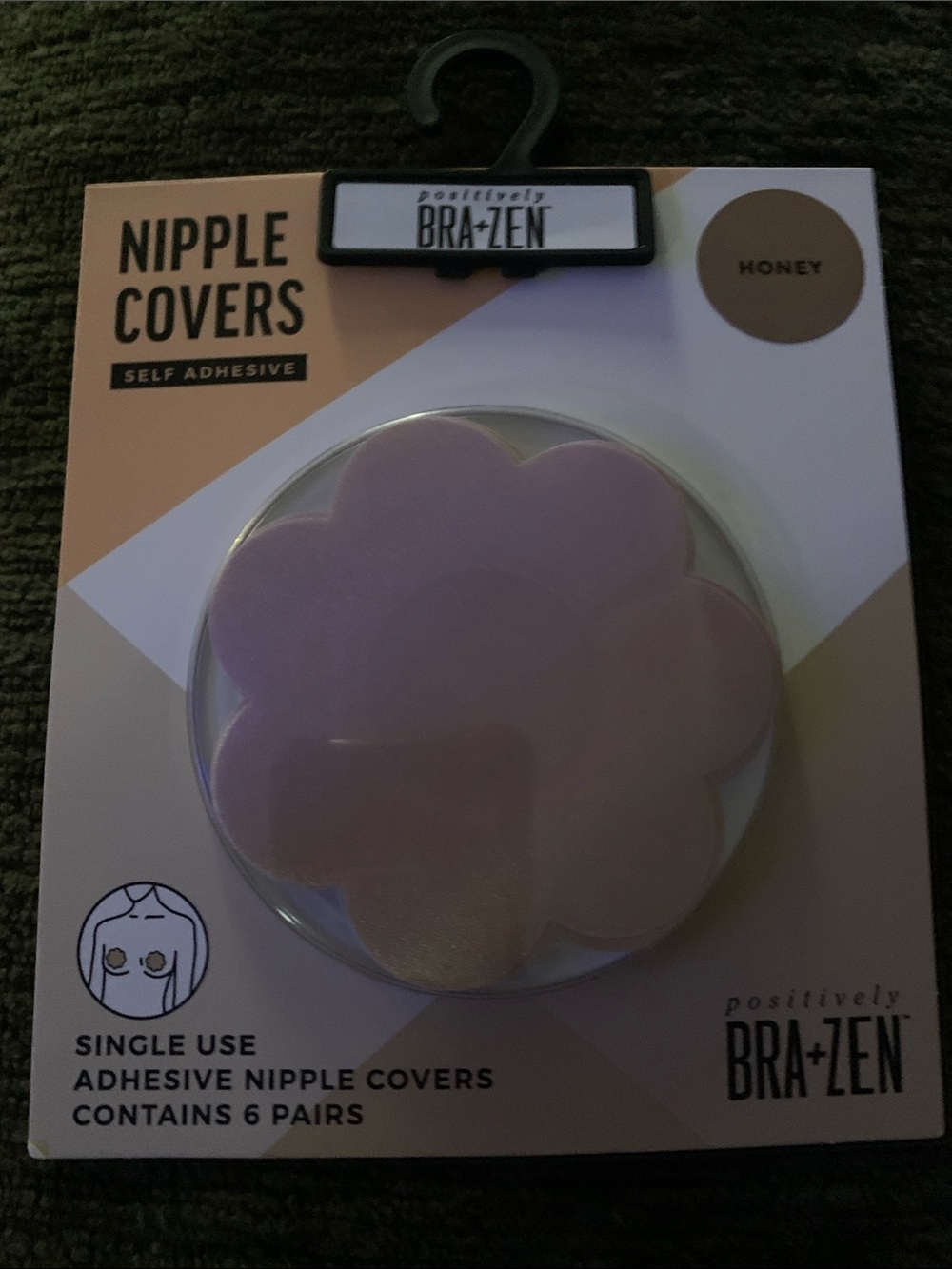 🆕- Positively Bra+Zen Adhesive Nipple Covers - Honey